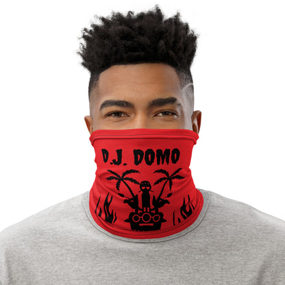 D.J. Domo "Biker 1" Unisex All Purpose Gaiter Red/Black