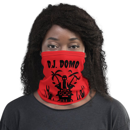 D.J. Domo "Biker 1" Unisex All Purpose Gaiter Red/Black