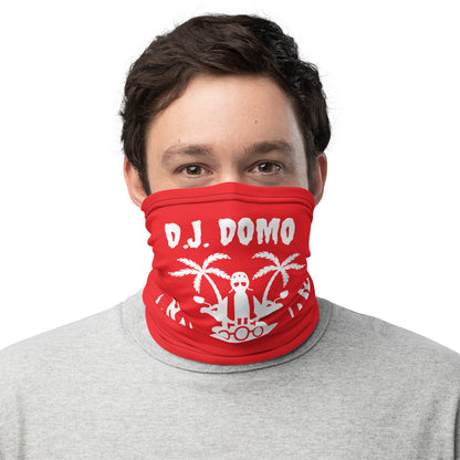 D.J. Domo "Biker 1" Unisex All Purpose Gaiter Red/White