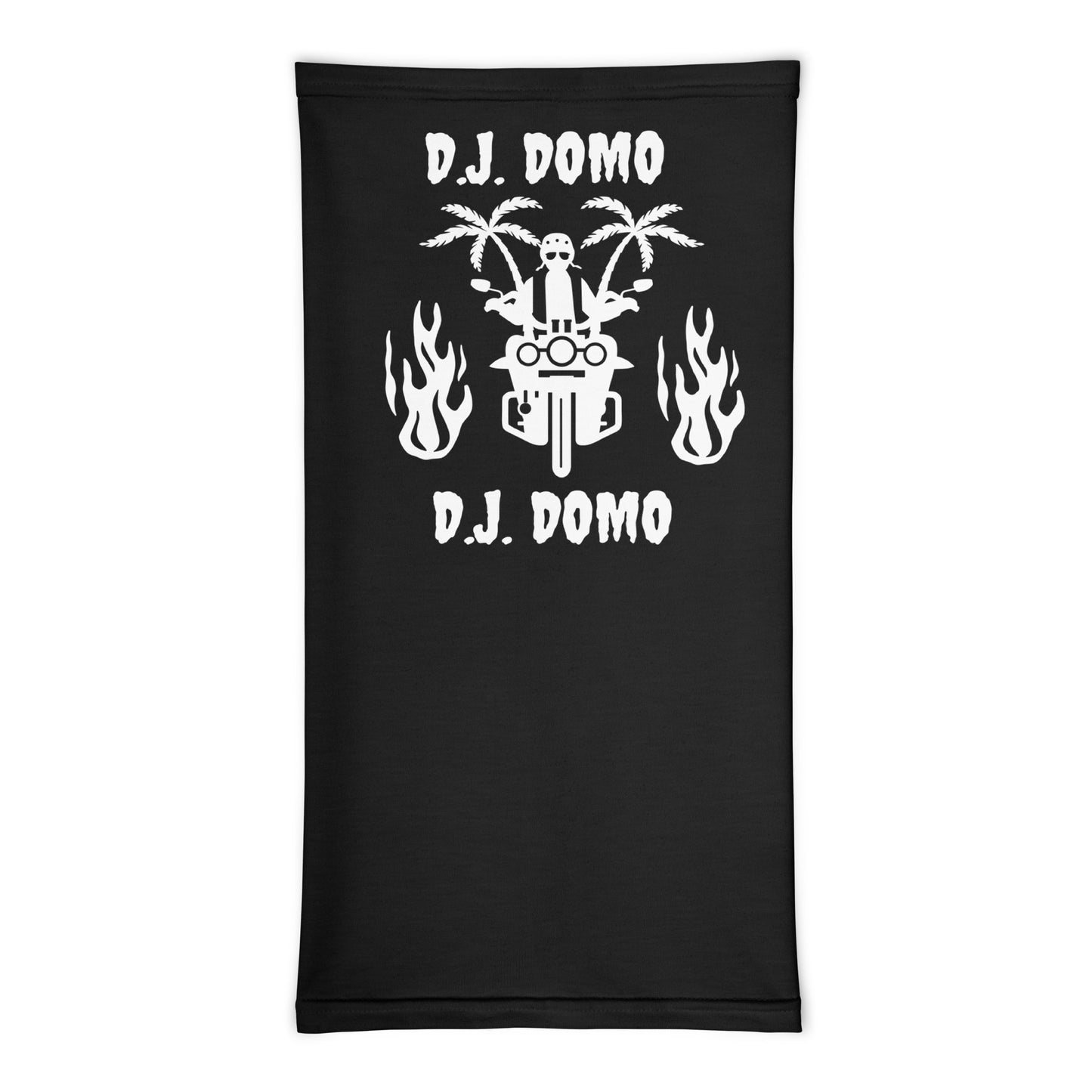 D.J. Domo "Biker 1" Unisex All Purpose Gaiter Black/White