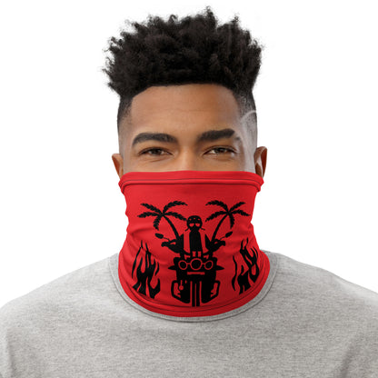 D.J. Domo "Biker 2" Unisex All Purpose Gaiter Red/Black