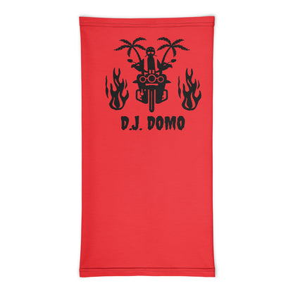 D.J. Domo "Biker 2" Unisex All Purpose Gaiter Red/Black