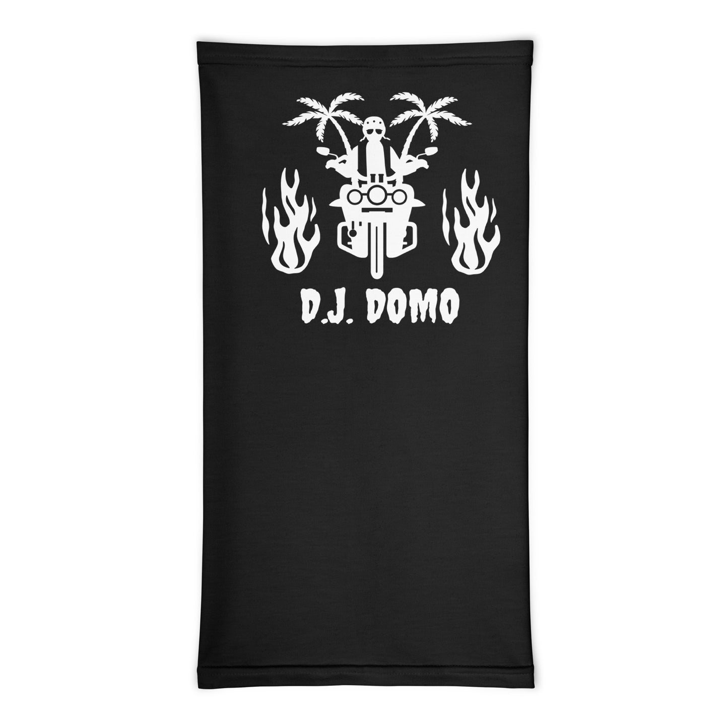 D.J. Domo "Biker 2" Unisex All Purpose Gaiter Black/White