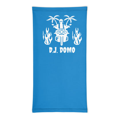 D.J. Domo "Biker 2" Unisex All Purpose Gaiter Light Blue/White