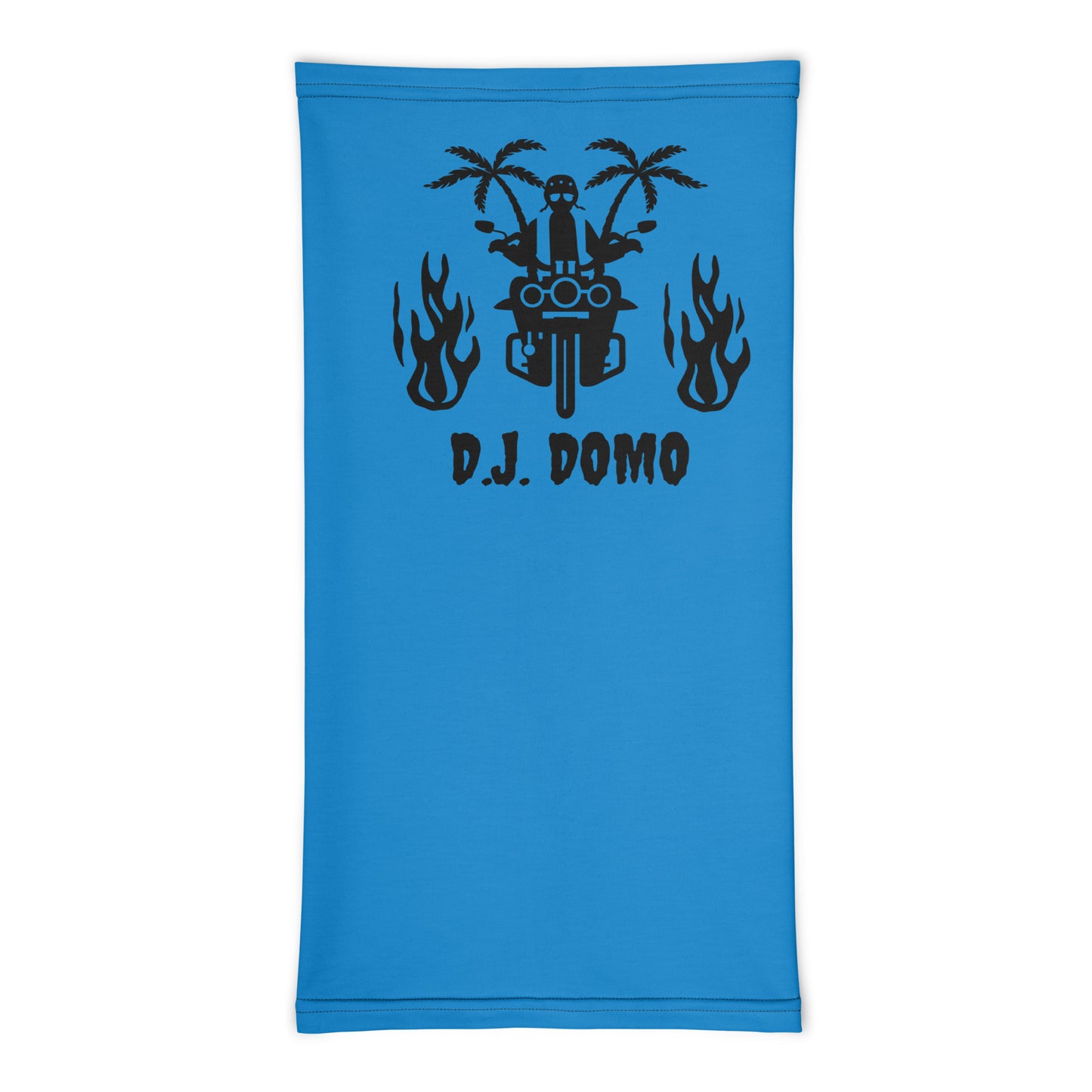 D.J. Domo "Biker 2" Unisex All Purpose Gaiter Light Blue/Black