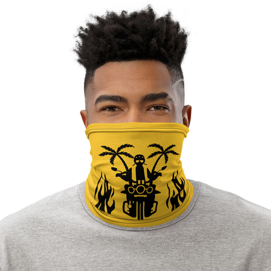 D.J. Domo "Biker 2" Unisex All Purpose Gaiter Gold/Black