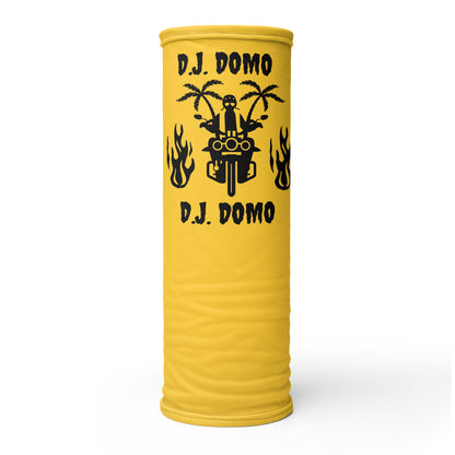 D.J. Domo "Biker 1" Unisex All Purpose Gaiter Gold/Black