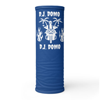 D.J. Domo "Biker 1" Unisex All Purpose Gaiter Blue/White