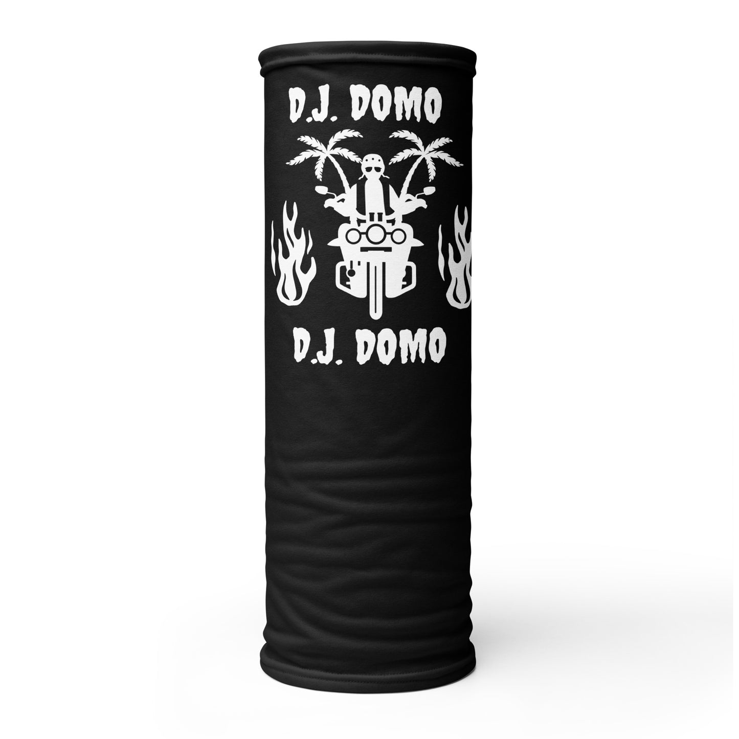 D.J. Domo "Biker 1" Unisex All Purpose Gaiter Black/White