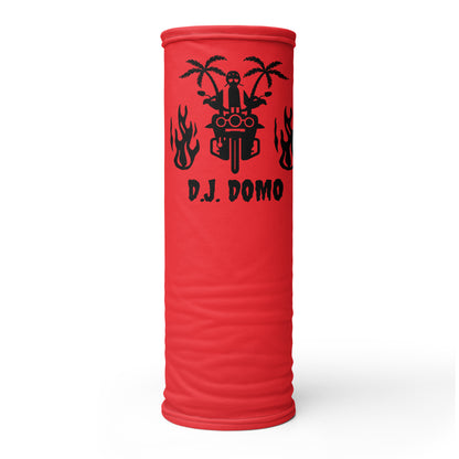 D.J. Domo "Biker 2" Unisex All Purpose Gaiter Red/Black