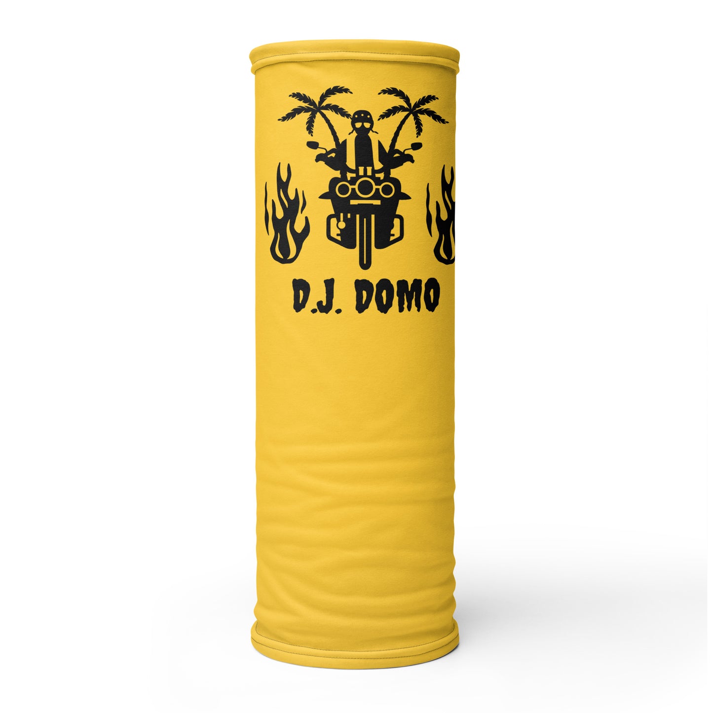 D.J. Domo "Biker 2" Unisex All Purpose Gaiter Gold/Black