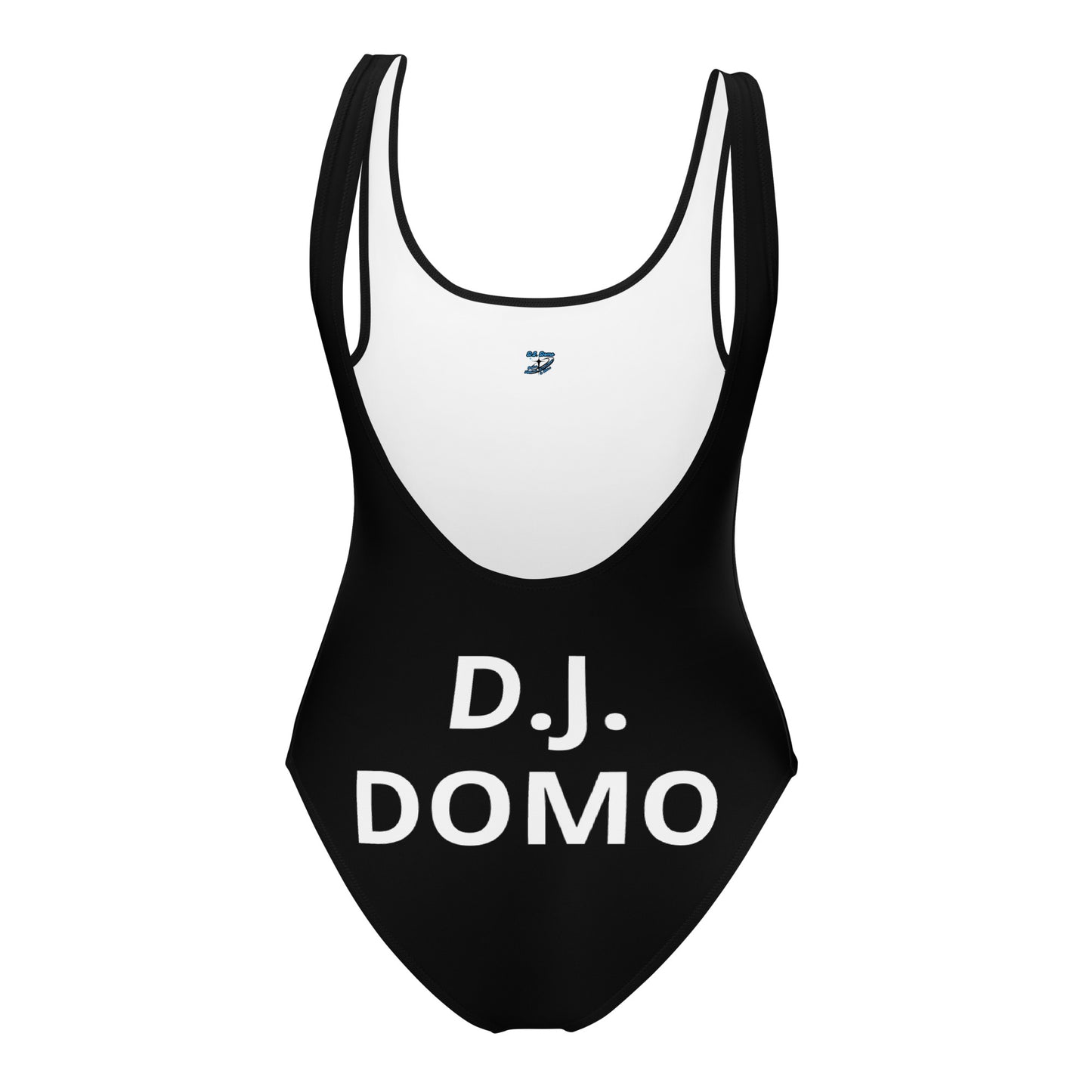 D.J. Domo "Classic" One-Piece Swimsuit Black/White