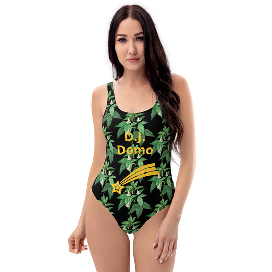 D.J. Domo "Gold Star" One-Piece Swimsuit