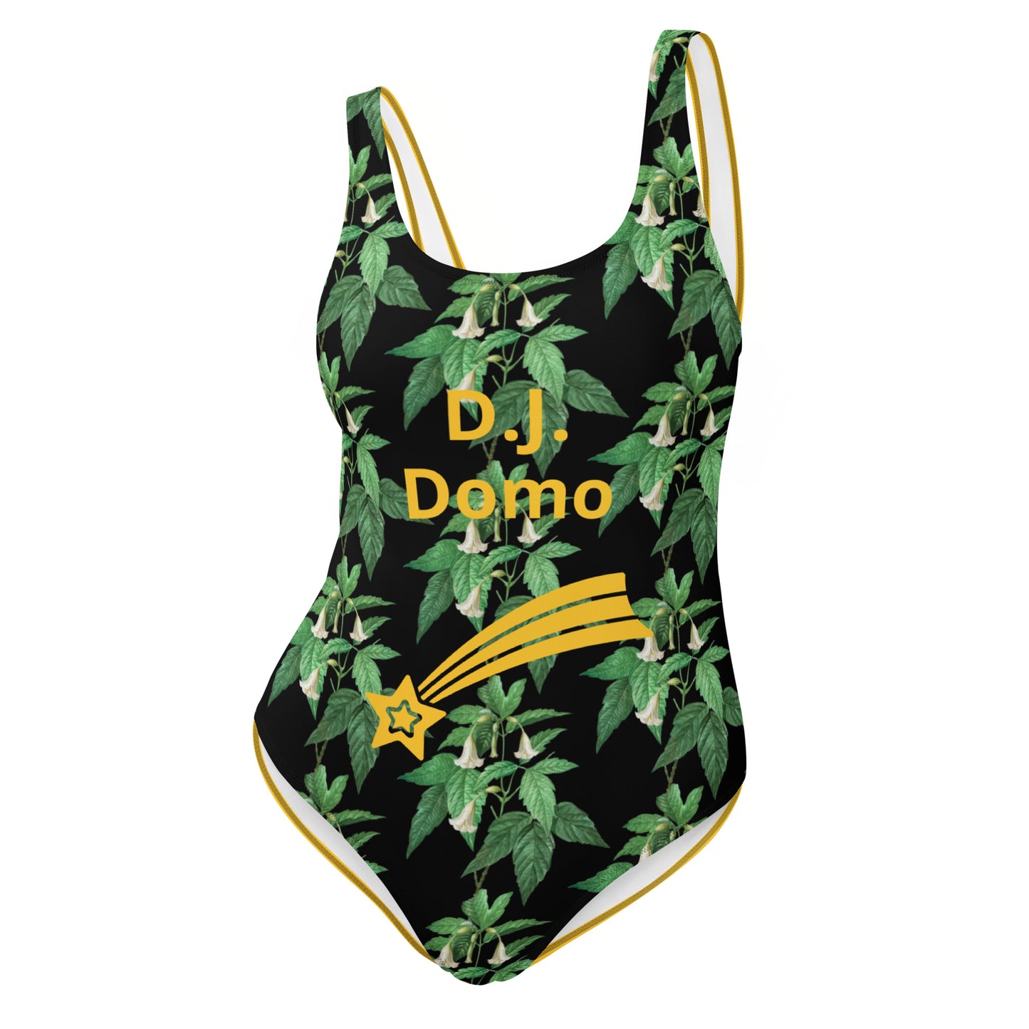 D.J. Domo "Gold Star" One-Piece Swimsuit