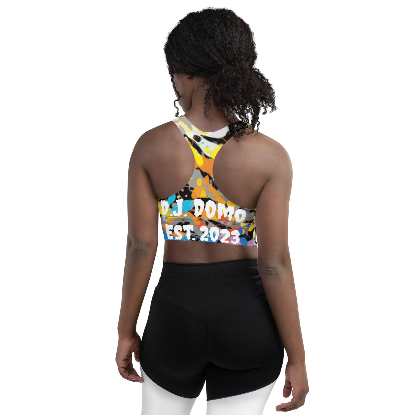 D.J. Domo "D.J.D." Longline Sports Bra