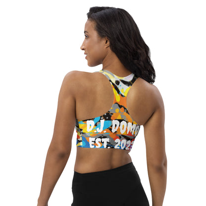 D.J. Domo "D.J.D." Longline Sports Bra