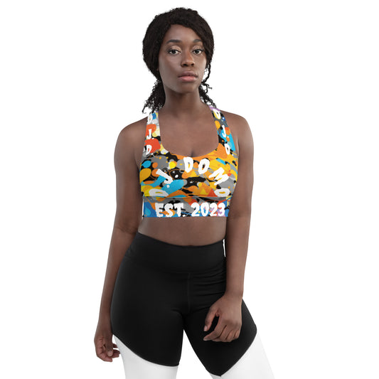 D.J. Domo "D.J.D." Longline Sports Bra