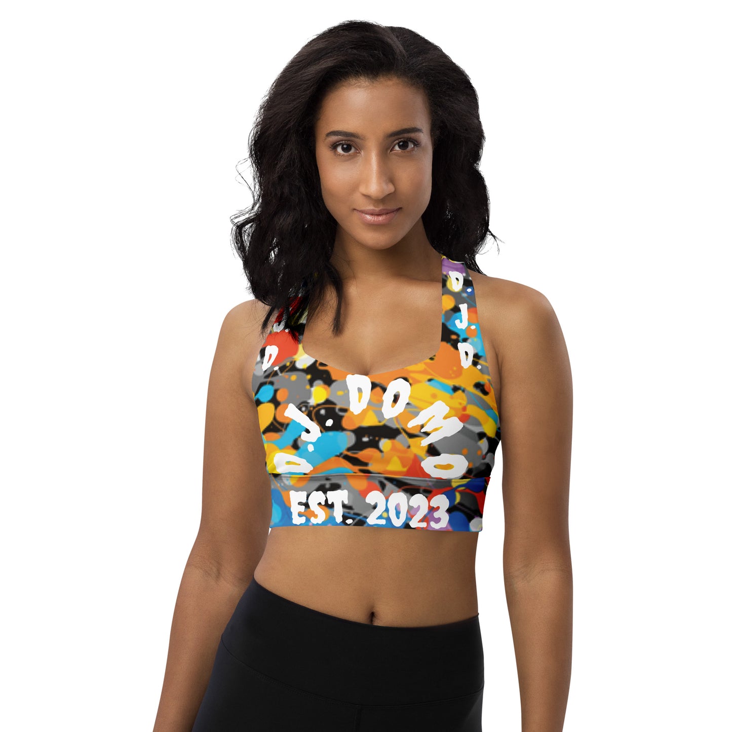 D.J. Domo "D.J.D." Longline Sports Bra