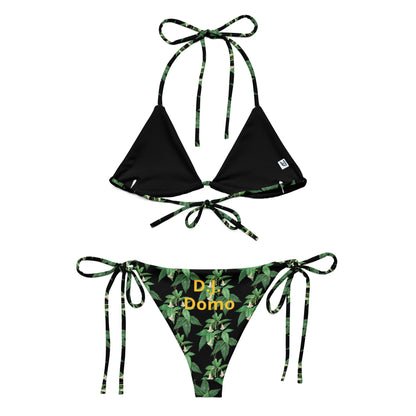 D.J. Domo "Gold Star" 2 Piece String Bikini Swimsuit