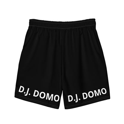 D.J. Domo "Classic" Swim Trunks Black/White