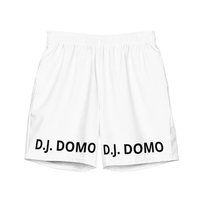 D.J. Domo "Classic" Swim Trunks White/Black