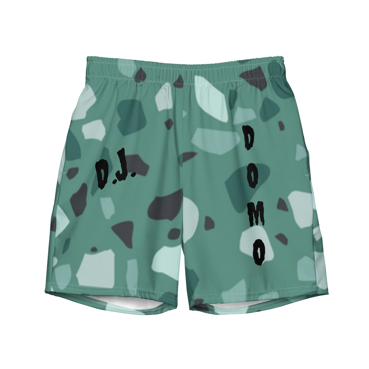 D.J. Domo "Green Shapes" Swim Trunks