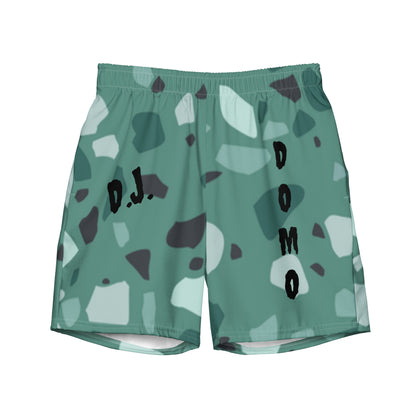 D.J. Domo "Green Shapes" Swim Trunks