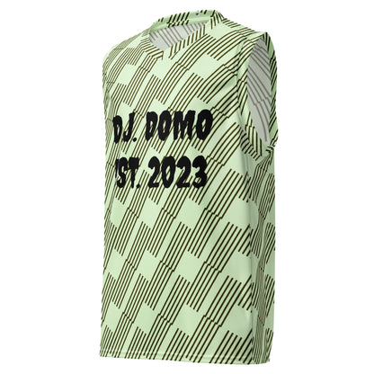 D.J. Domo "In The Zone Think Positive" Unisex Basketball Jersey Green