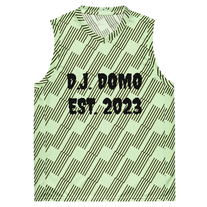 D.J. Domo "In The Zone Think Positive" Unisex Basketball Jersey Green