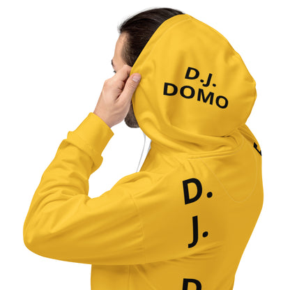 D.J. Domo "Est" Unisex Hoodie Gold/Black