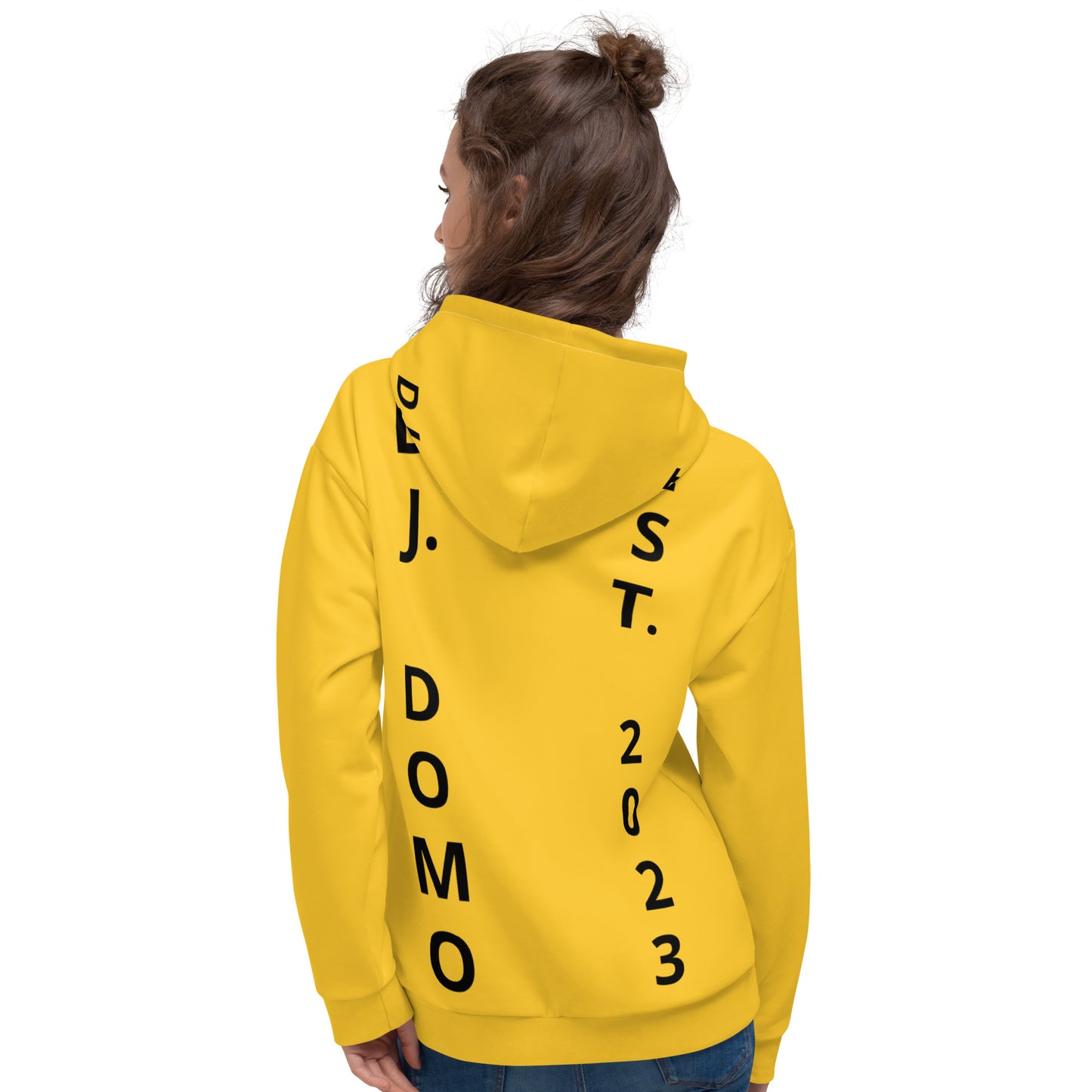 D.J. Domo "Est" Unisex Hoodie Gold/Black