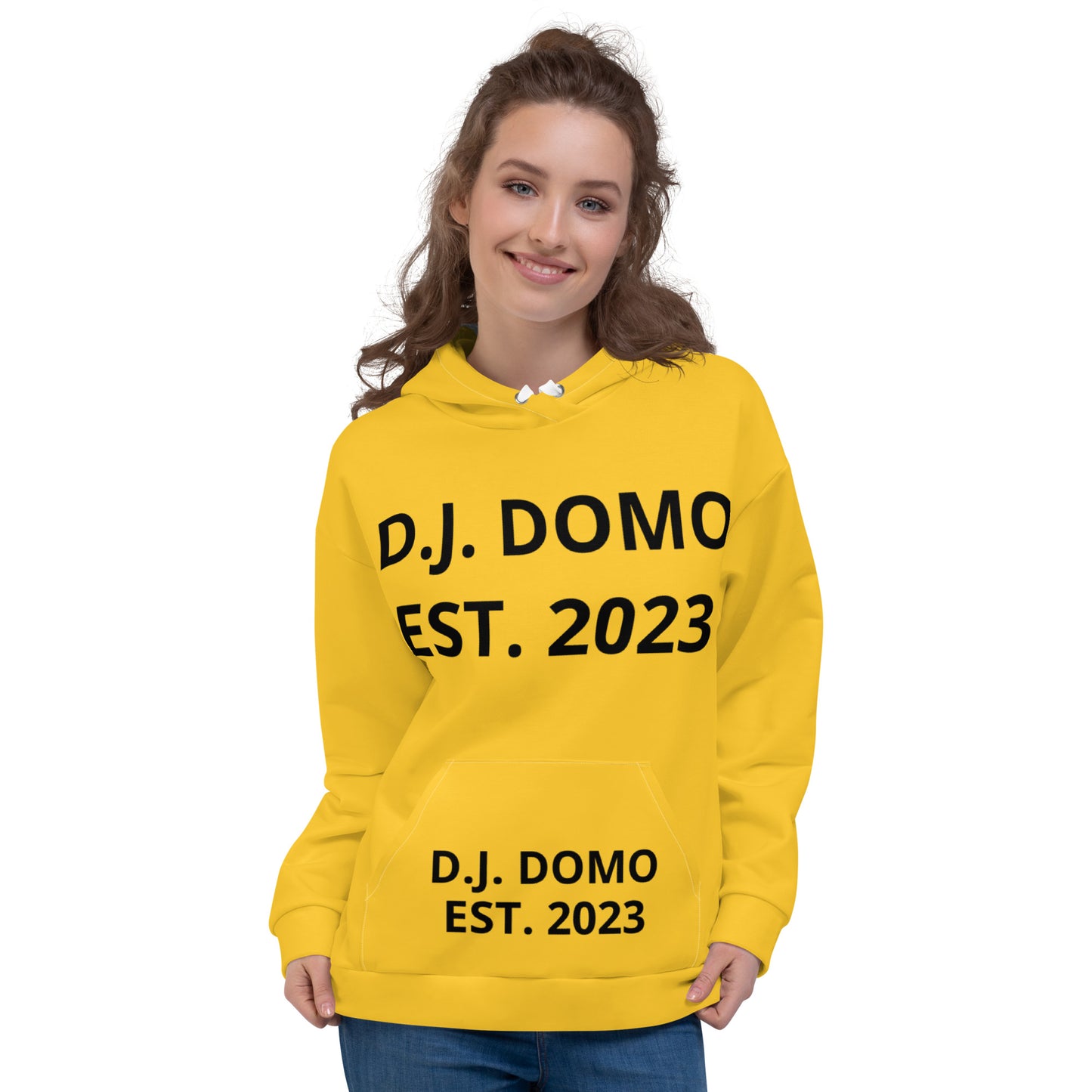 D.J. Domo "Est" Unisex Hoodie Gold/Black