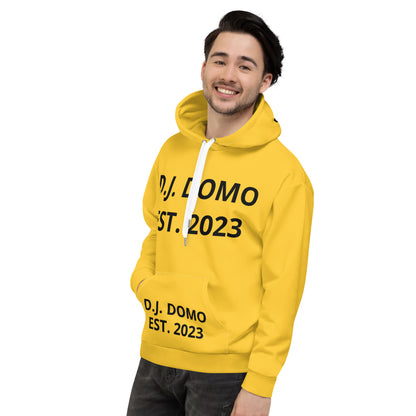 D.J. Domo "Est" Unisex Hoodie Gold/Black