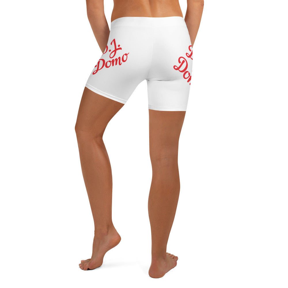 D.J. Domo Shorts White/Red