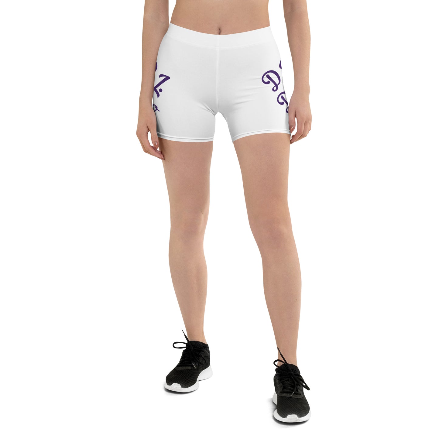 D.J. Domo Shorts White/Purple