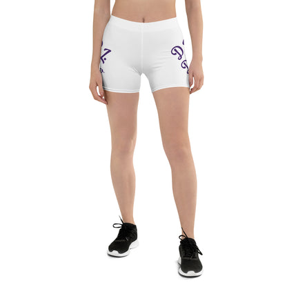 D.J. Domo Shorts White/Purple