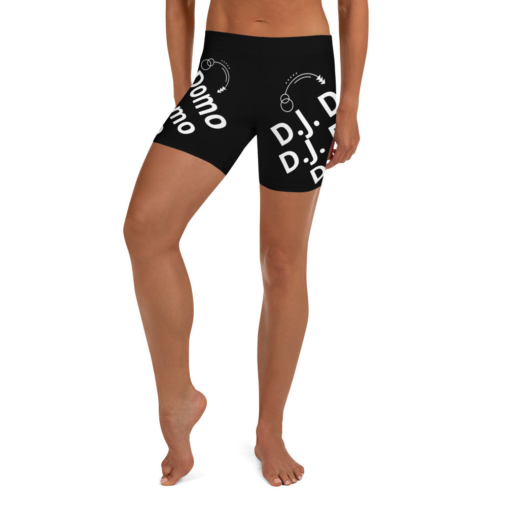 D.J. Domo "Bent Arrow" Shorts Black/White