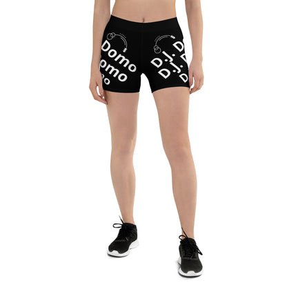 D.J. Domo "Bent Arrow" Shorts Black/White