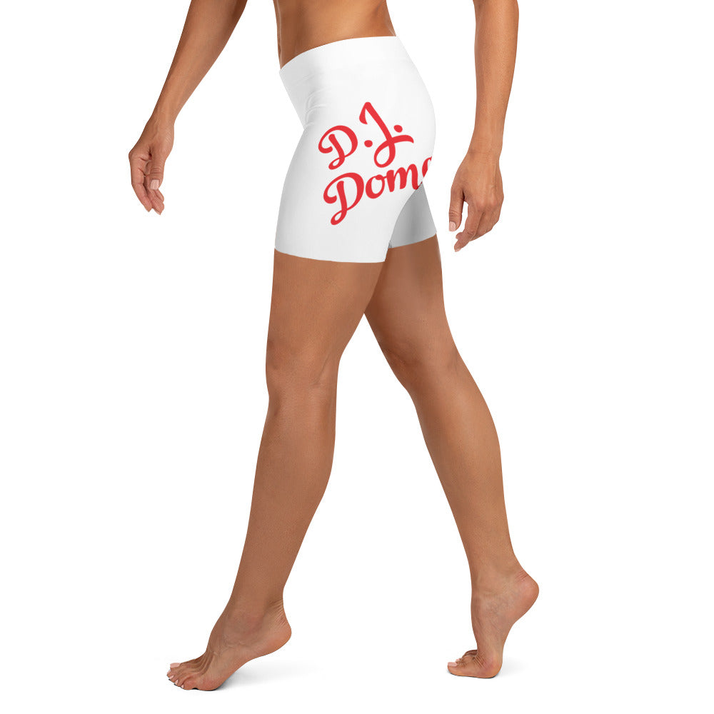 D.J. Domo Shorts White/Red