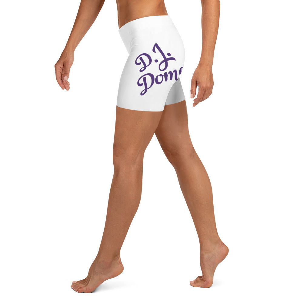 D.J. Domo Shorts White/Purple