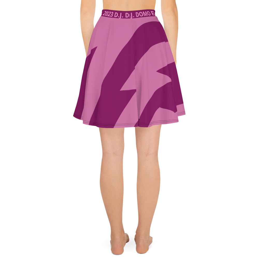 D.J. Domo "Fatigue Purple" Skater Skirt Purple