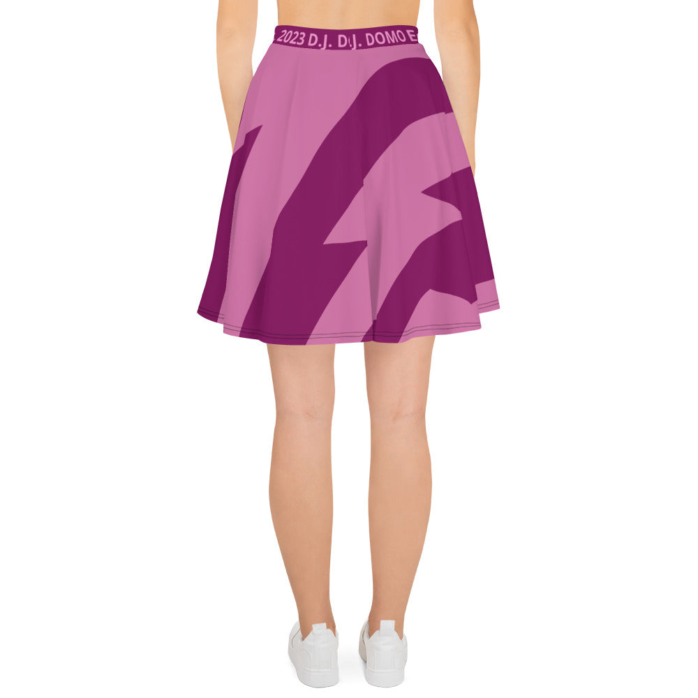 D.J. Domo "Fatigue Purple" Skater Skirt Purple