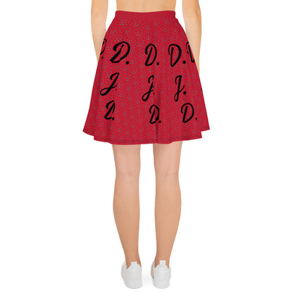 D.J. Domo "D.J.D." Skater Skirt Dots/Red/Black