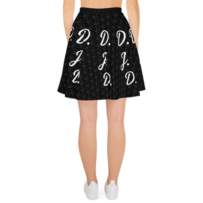 D.J. Domo "D.J.D." Skater Skirt Dots/Black/White