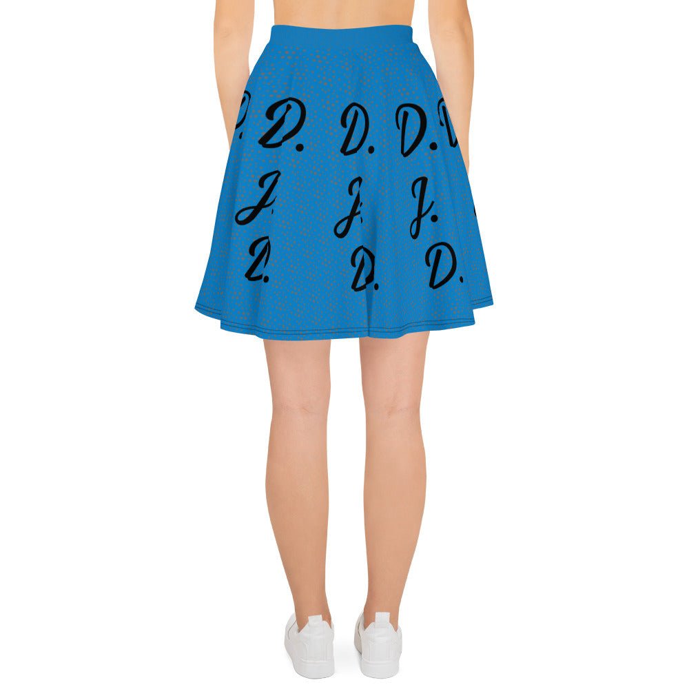 D.J. Domo "D.J.D." Skater Skirt Light Blue/Black