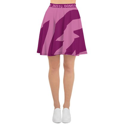 D.J. Domo "Fatigue Purple" Skater Skirt Purple