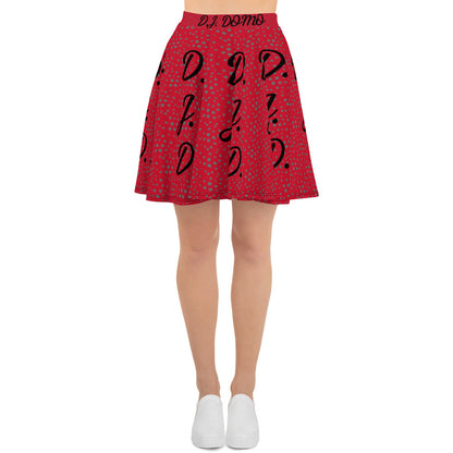 D.J. Domo "D.J.D." Skater Skirt Dots/Red/Black