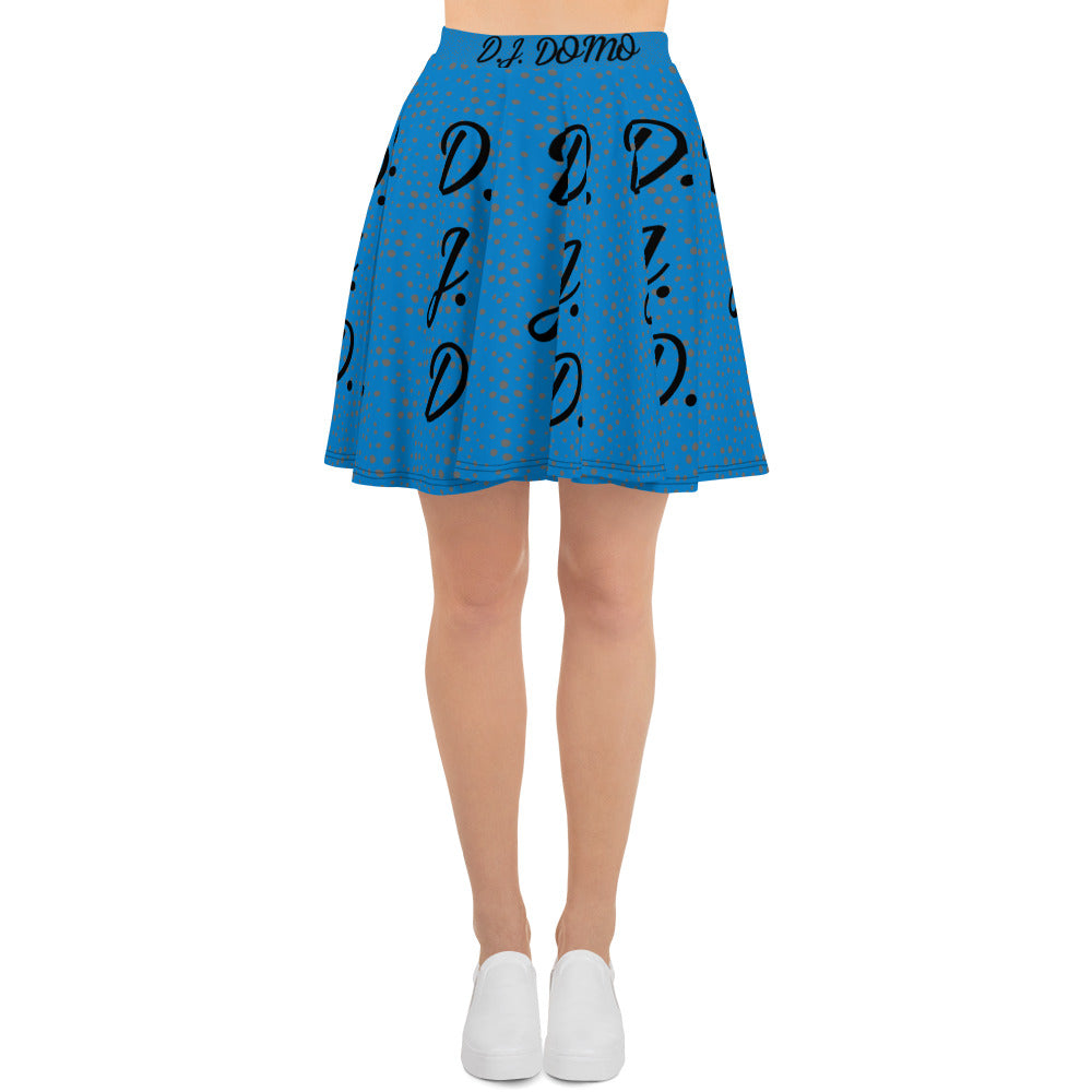 D.J. Domo "D.J.D." Skater Skirt Light Blue/Black