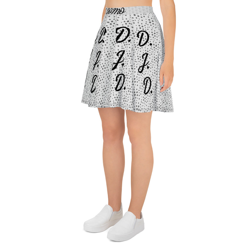 D.J. Domo "D.J.D." Skater Skirt Dots/White/Black