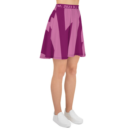 D.J. Domo "Fatigue Purple" Skater Skirt Purple